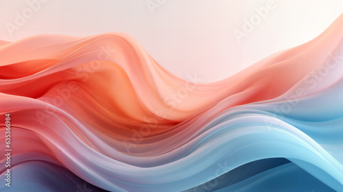 blue and red wavy images. Created with generative Ai technology.