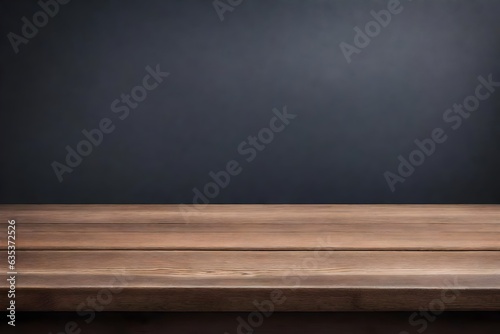 blackboard on wooden table