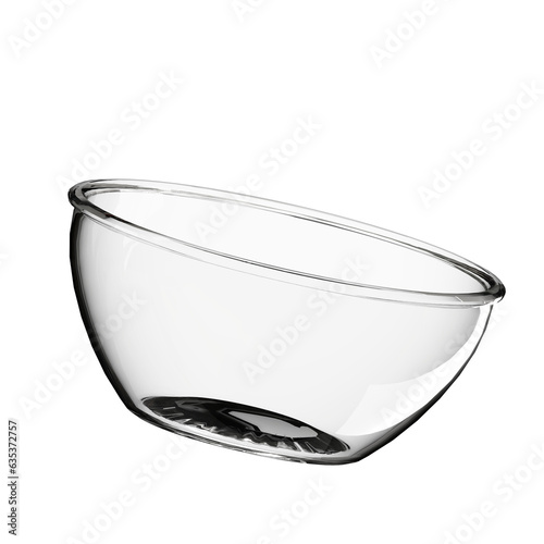 Transparent bowl 3D