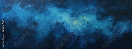 dark blue texture banner with space for text blank with smoke texture, aged paper