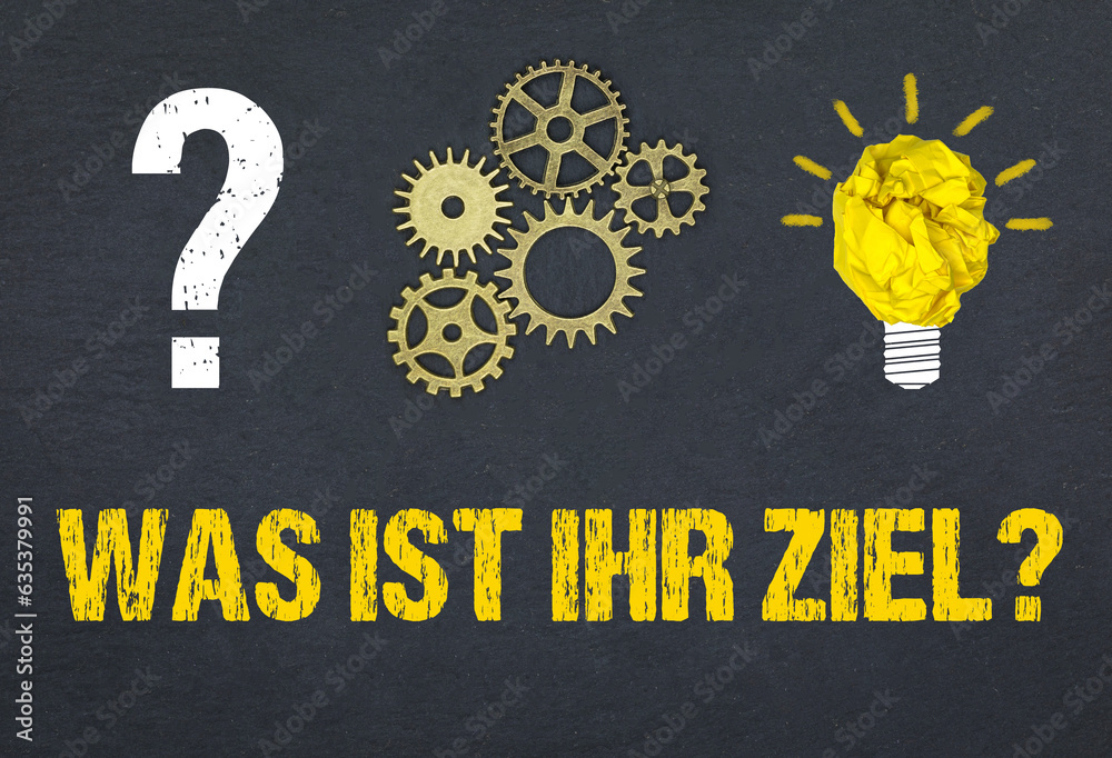 Obraz premium Was ist Ihr Ziel?