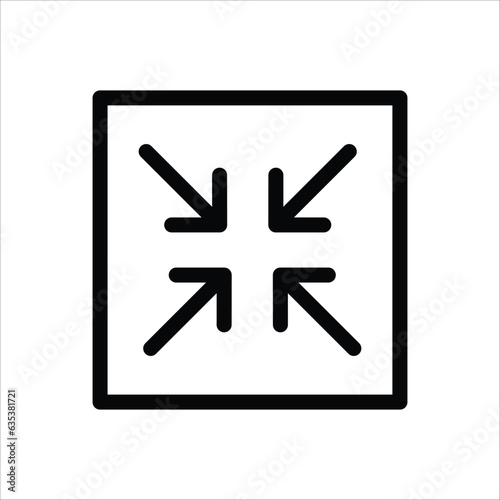 Compress arrows alt icon Design 