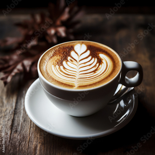 Coffee  Coffee Cup  Latte  Cappuccino  Espresso  Caffeine. AI Generated