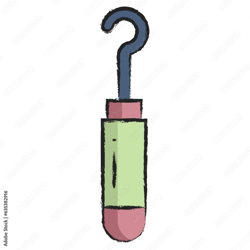 Obraz premium Hand drawn Dental Equipment illustration icon