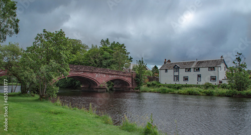 Old Bridge in Callander, Scotland, Great Britain. photo