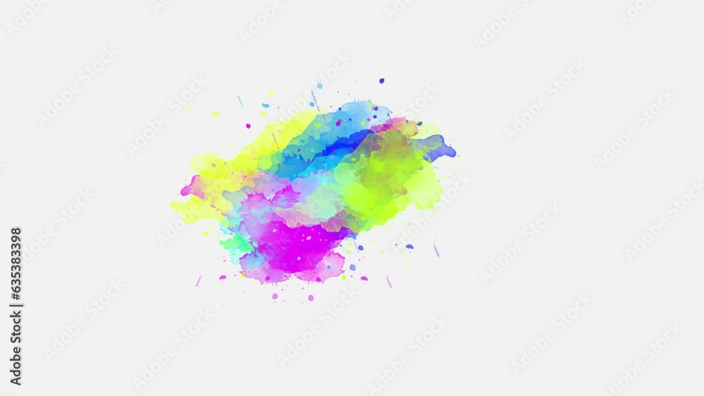 Paint ink transition splatter blot spreading animation Paint ink transition splatter blot spreading animation