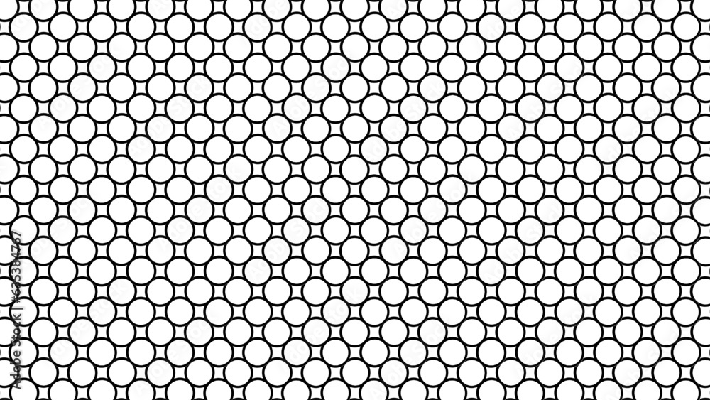 Black seamless pattern with dots Black seamless pattern with dots
