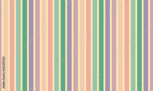 Abstract geometric seamless pattern. Vertical stripes. Wrapping paper. Print for interior design and fabric. Kids background. Backdrop in vintage and retro style.