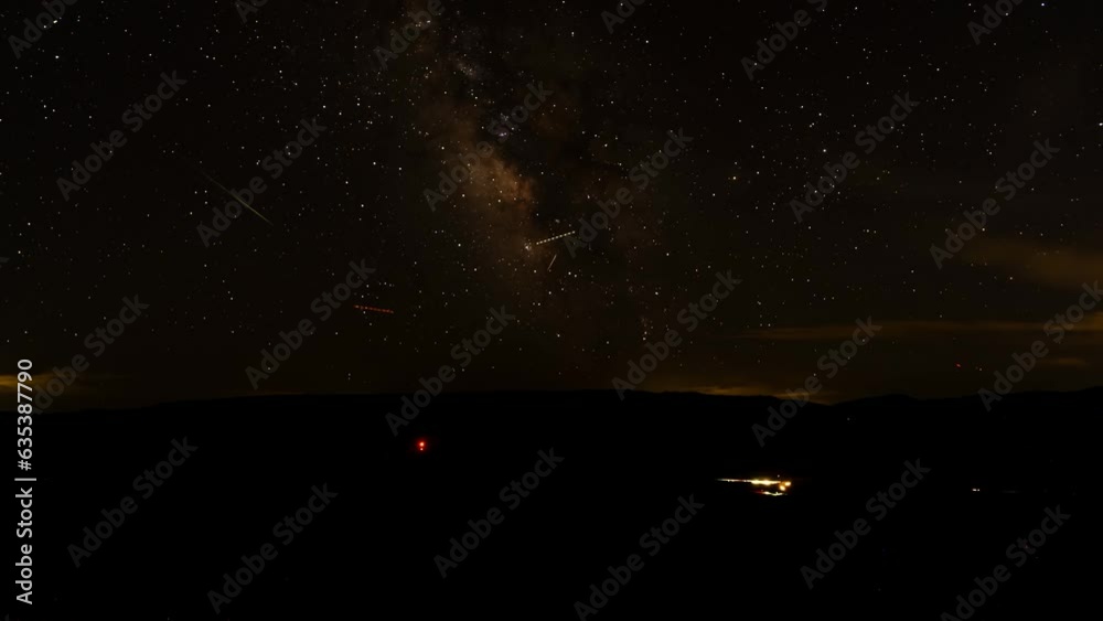 Twilight to darkness Milky Way time lapse Twilight to darkness Milky Way time lapse