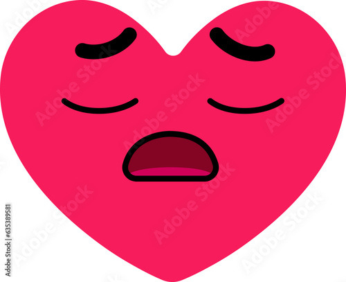 Heart Face Sigh