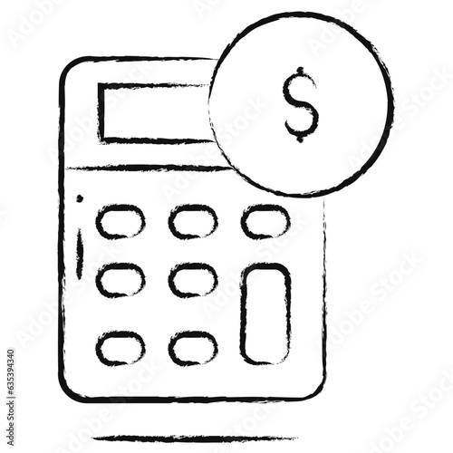 Line Calculate icon