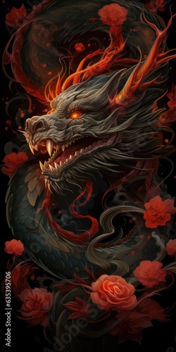 japanese dragon art