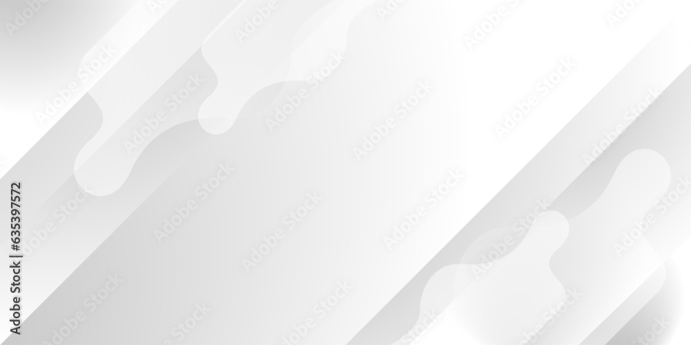 Fototapeta premium White and gray color abstract background. Vector illustration 