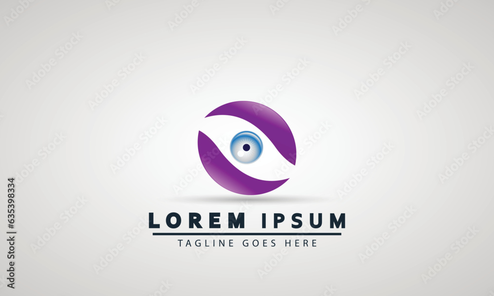 Optician Creative Symbol Concept Template. Eye Vector Logo Design Idea. Optician Creative Symbol Concept Template. Eye Vector Logo Design Idea.
