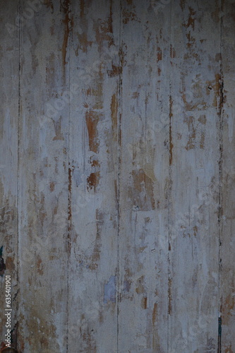 Textured wooden wall with decay and grunge effect