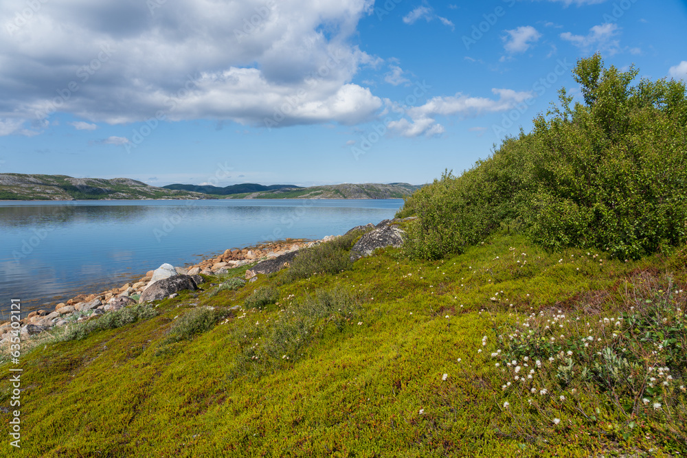 View from Neidenfjorden, Finnmark, Norway