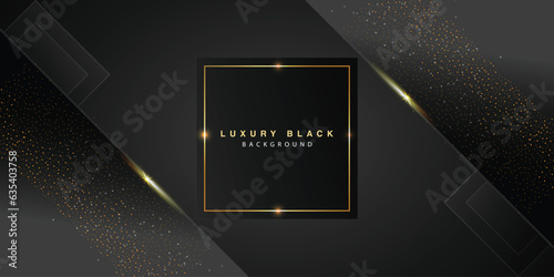 Golden lines luxury on white overlap brown and black shades color background. elegant realistic paper cut style 3d. Vector illustration about precious and beautiful feeling.