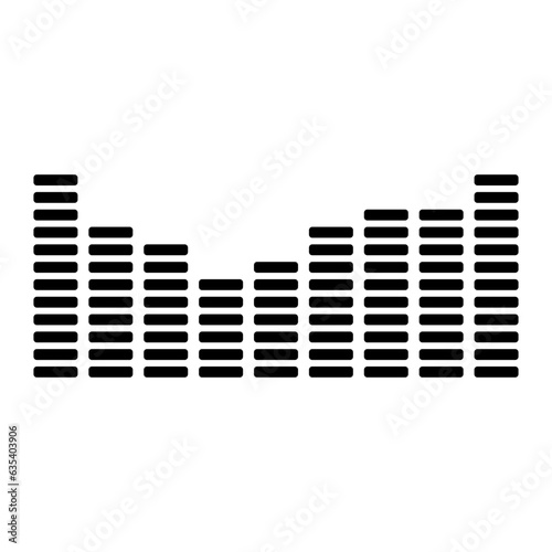 music equalization icon