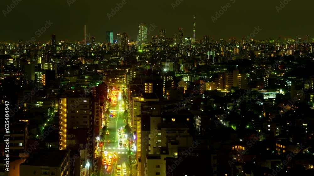 東京夜景 タイムラプス 東京夜景 タイムラプス