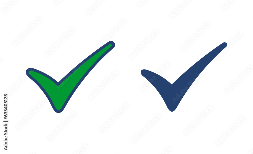 Check mark icon vector. Tick mark sign and symbol Check mark icon vector. Tick mark sign and symbol