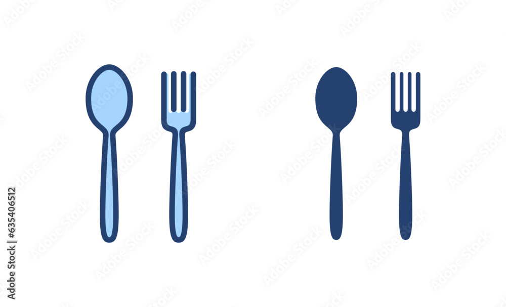 spoon and fork icon vector. spoon, fork and knife icon vector. restaurant sign and symbol spoon and fork icon vector. spoon, fork and knife icon vector. restaurant sign and symbol