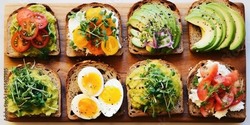 Avocado toast, a trendy bite of health and taste. A hip brunch spot, where avocados become edible art. 🥑🍞🍴
