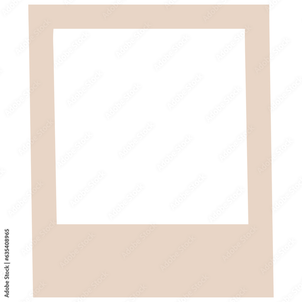 Polaroid frame sticky note illustration Polaroid frame sticky note illustration