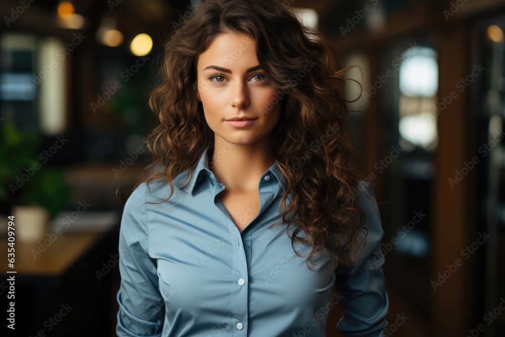 Obraz premium Empowerment Pose Person standing confidently - stock photo concepts