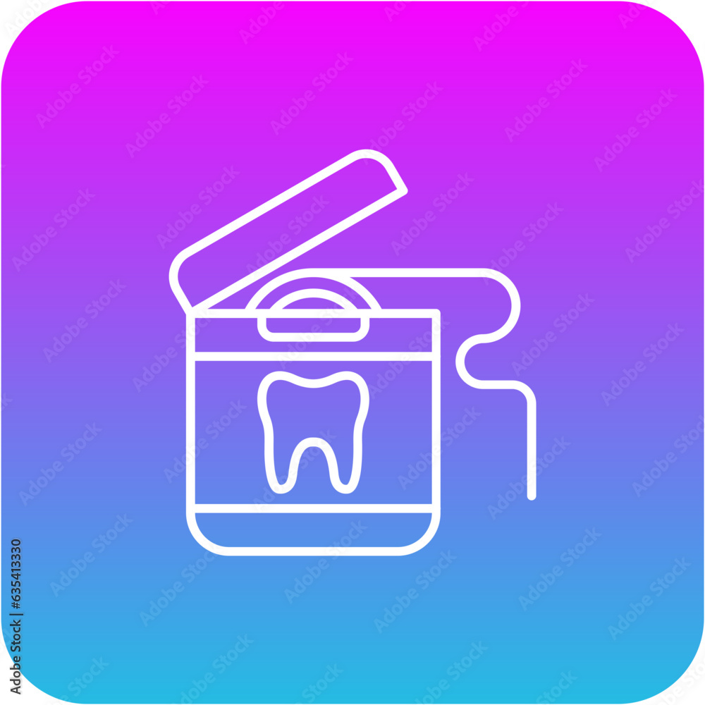 Dental Floss Icon Dental Floss Icon