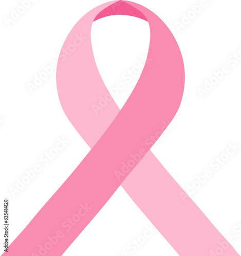 Pink ribbon, national breast cancer awareness month design .