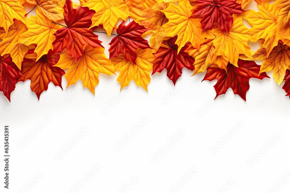 Abstract red maple leaf. Beautiful autumn nature on white background. Artistic fall design with copy space Abstract red maple leaf. Beautiful autumn nature on white background. Artistic fall design with copy space