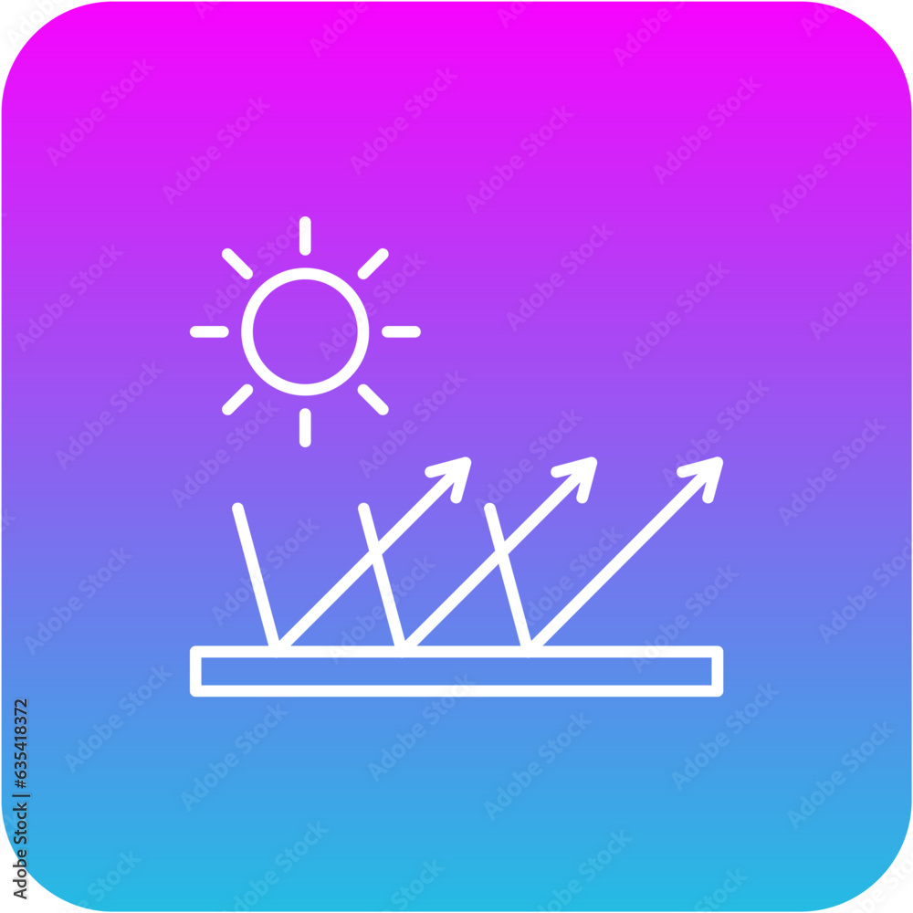 Specular reflection Icon Specular reflection Icon