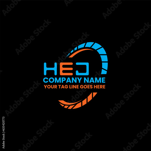 HEJ letter logo creative design with vector graphic, HEJ simple and modern logo. HEJ luxurious alphabet design  