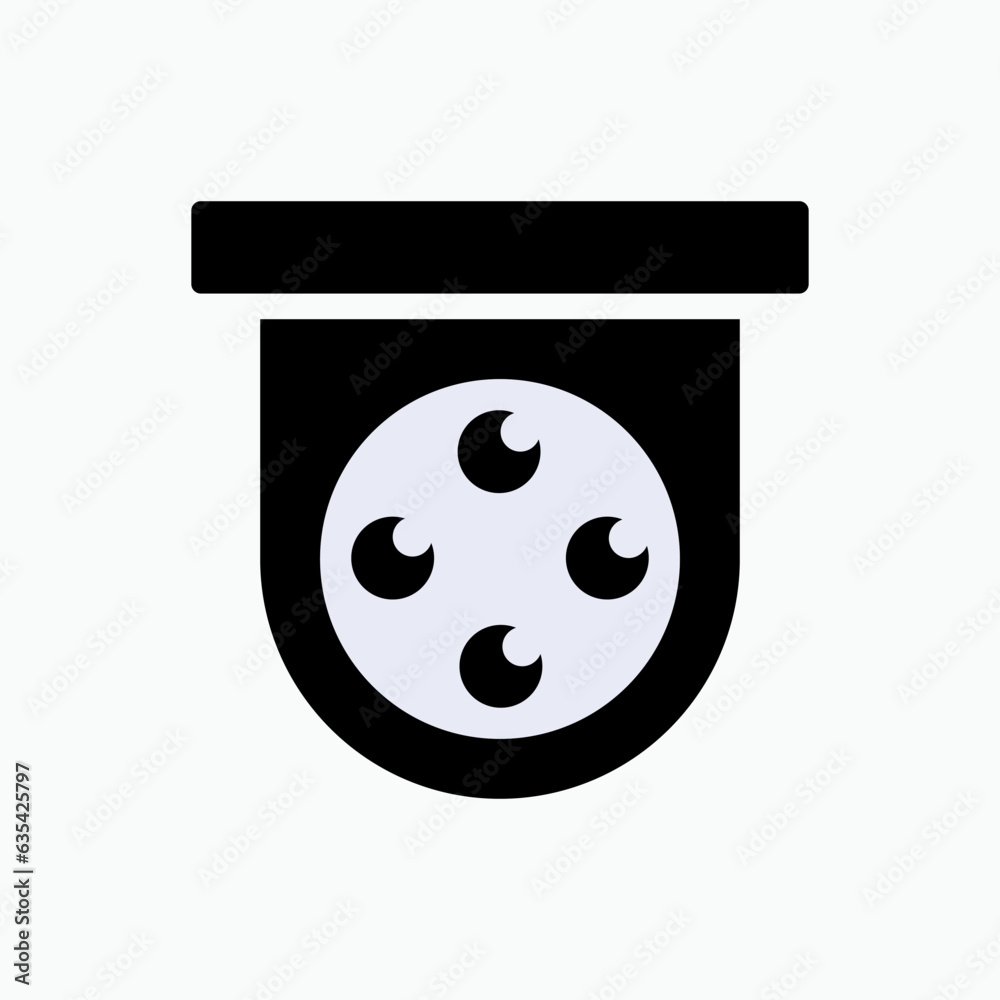 CCTV Icon. Observe, Observation Equipment. Surveillance Media Symbol. CCTV Icon. Observe, Observation Equipment. Surveillance Media Symbol.