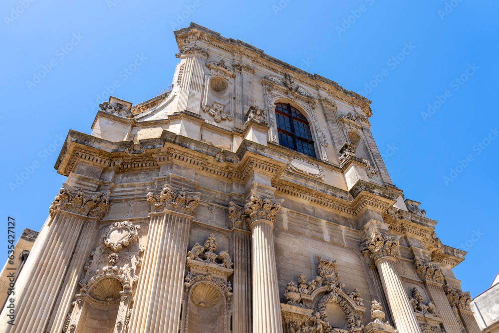 
Baroque style facade of a church in Puglia, southern Italy
tourism, trip, travel, tourist