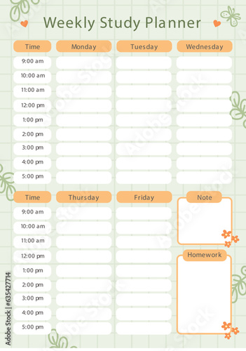 Beige Collage Teacher Daily Planner