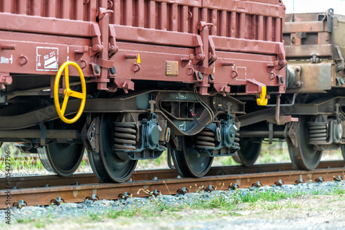 freight train at a shunt yard