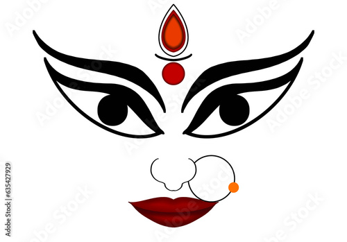 Durga Mata Face photo