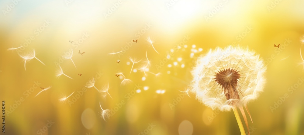 dandelion in the grass dandelion in the grass