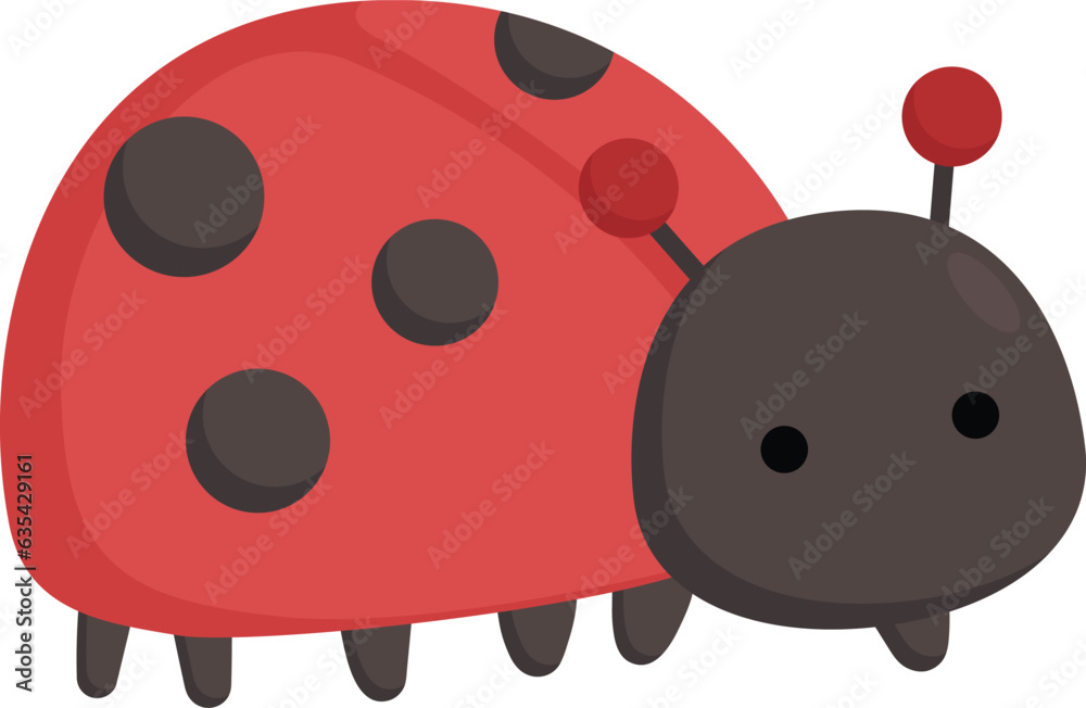 Fototapeta premium a vector of a ladybug