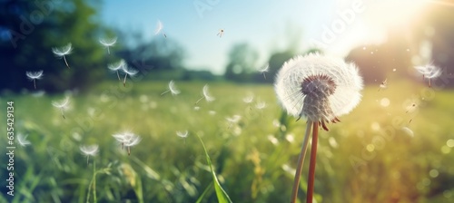 dandelion in the field © adam