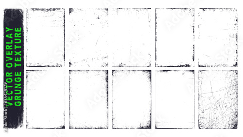 Vintage grunge paper texture. Old worn overlay distressed background. Torn and crumpled pattern for poster or vinyl album cover. Vector illustration of rough, dirty, grainy design