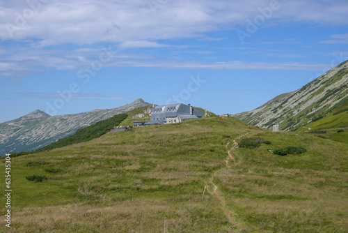 view of the M.R. cottage Stefanika with background on Chopok photo