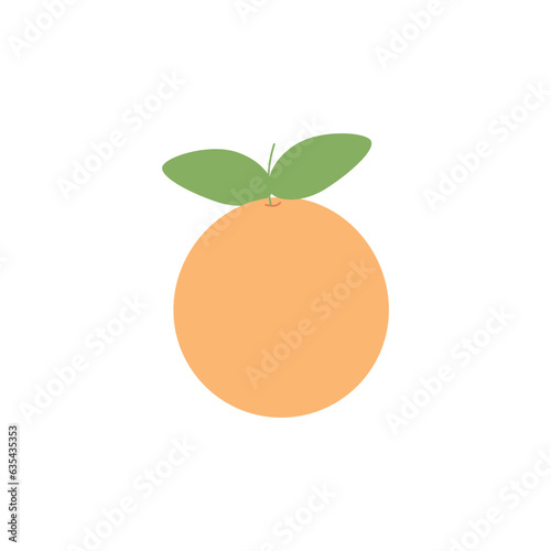 orange fruit with leaves