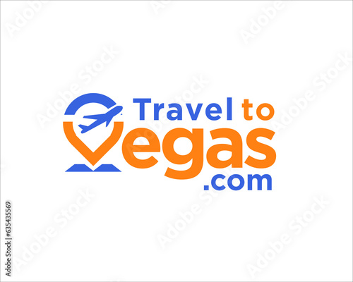 travel to vegas logo designs for transportation logo and logistic