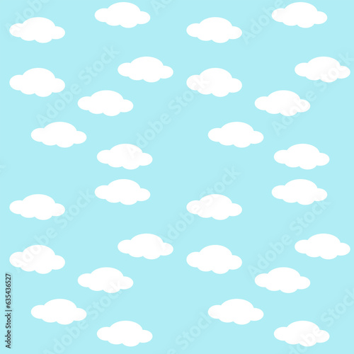 seamless background with clouds