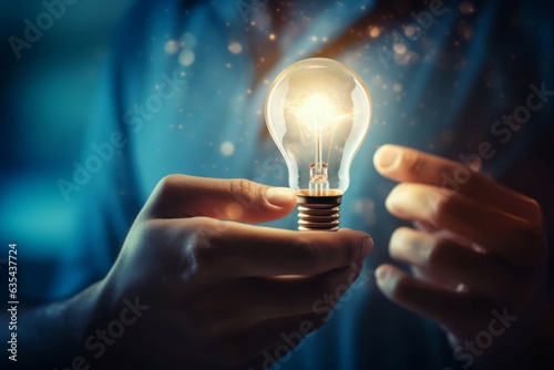 Electric light bulb. Generate Ai