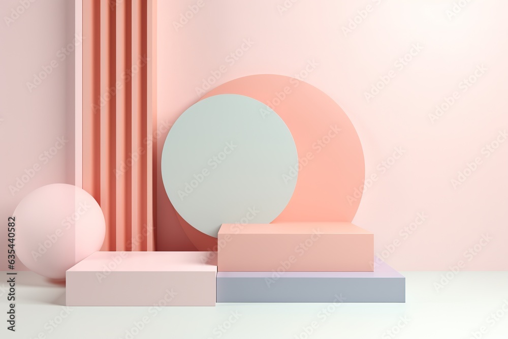 Sleek Minimalist Podium: Product Perfection Sleek Minimalist Podium: Product Perfection