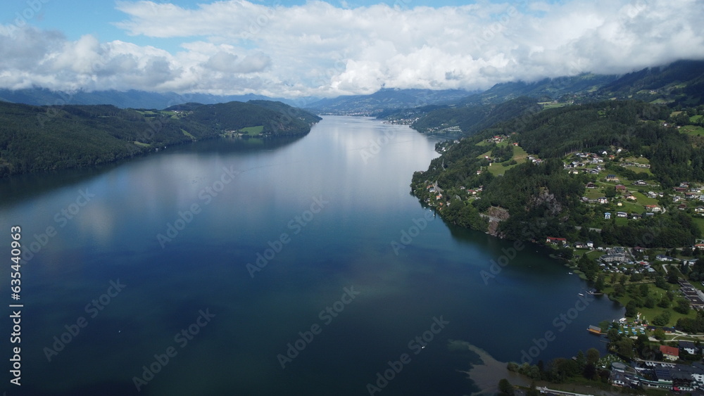 Millstätter See, Döbriach, mountain, Austria