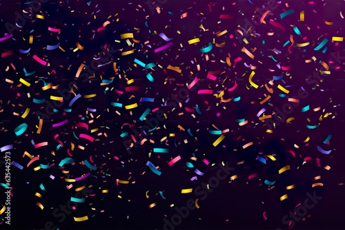 Vibrant Confetti Splash: Festive Background